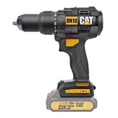 CAT DX12B 18Volt Kömürsüz Profesyonel Şarjlı Darbeli Matkap (Akü Dahil Değildir)