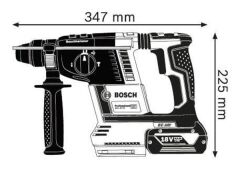 Bosch Professional GBH 18V-26F Çift Akülü Kırıcı Delici 18v 6ah