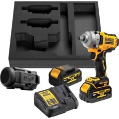 Dewalt DCF891P2G Kömürsüz Somun Sıkma 18V 5.0AH - Komple Kauçuk