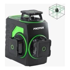 Proter PL 360 Ls Yeşil Lazer Hizalama 3X360° Çift Akülü