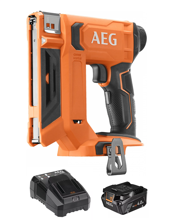 Aeg B18ST50-401C Akülü Zımba Tabancası T50 18v 4Ah