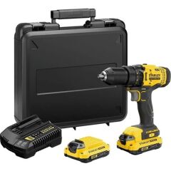 Stanley SCD700D2K Çift Akülü Darbesiz Matkap 18V 2.0Ah Li-Ion