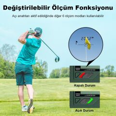 KOBB KBL1000 1Km Profesyonel Optik Dürbünlü Golf Lazer Metre + Hız Tespit Cihazı