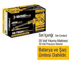 Akülü Basınçlı Oto Yıkama Makinası 30bar 435psi Sgs5410