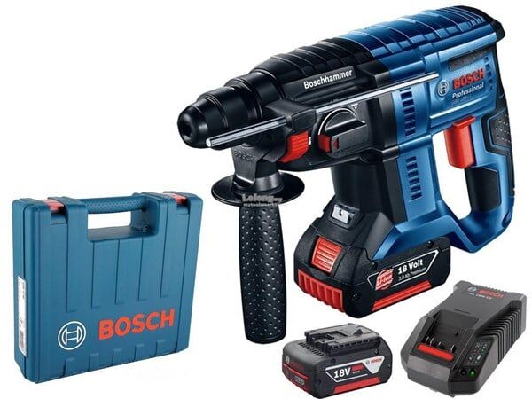 Bosch Professional Gbh 180-Lı Çift Akülü Kırıcı Delici 18v 4ah