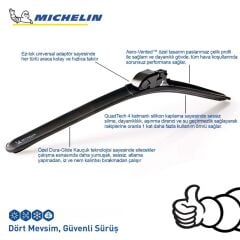 Michelin MULTIFIT™ MC33924 50CM 1 Adet Universal Muz Tipi Silecek