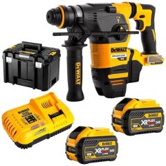 Dewalt Dch333X2 54V Akülü Xr Flexvolt Sds-Plus Pnömatik Matkap 2 X 9Ah Akü