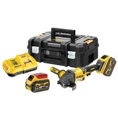 Dewalt Dcg418T2 Akülü Avuç Taşlama 125Mm 54V Xr Flexvolt 2X6.0Ah