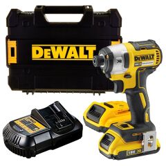 Dewalt Dcf887D2 18Volt/2.0Ah Li-İon Çift Akülü Kömürsüz Profesyonel Darbeli Tornavida