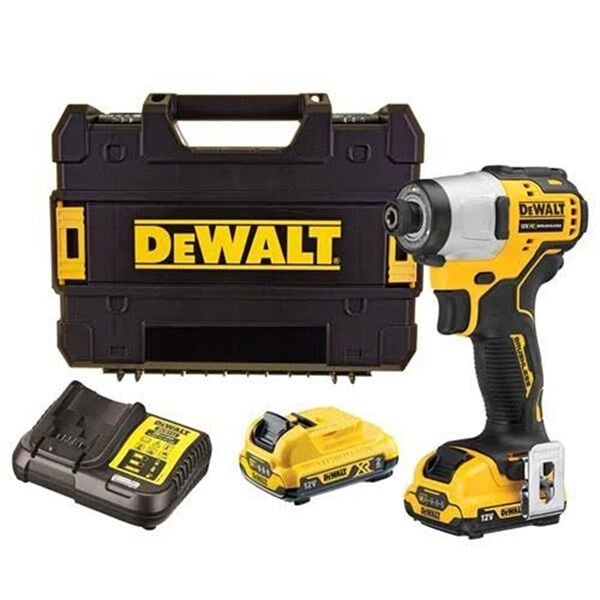 Dewalt Dcf801D2 12Volt/2.0Ah Li-İon Çift Akülü Kömürsüz Profesyonel Darbeli Tornavida