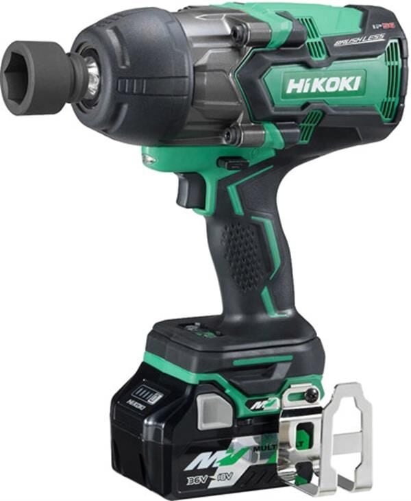 Hikoki WR36DB-2.5 Çift Akülü Kömürsüz Somun Sıkma 36Volt / 2.5Ah 1/2''