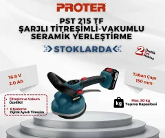 PROTER PST 215 TF ŞARJLI TİTREŞİMLİ-VAKUMLU SERAMİK YERLEŞTİRME