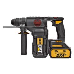 CAT DX21 18Volt 4.0Ah 2.2J Li-ion Çift Akülü Şarjlı Kömürsüz Profesyonel SDS-Plus Pnömatik Kırıcı/Delici