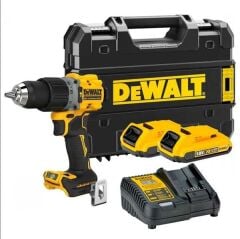 Dewalt DCD805D2T Kömürsüz Çift Akülü Darbeli Matkap 18V 2.0AH LI-ION