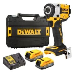 Dewalt DCF921E2T  Power Stack Kömürsüz Çift Akülü Somun Sıkma 18V 1.7AH Li-ion