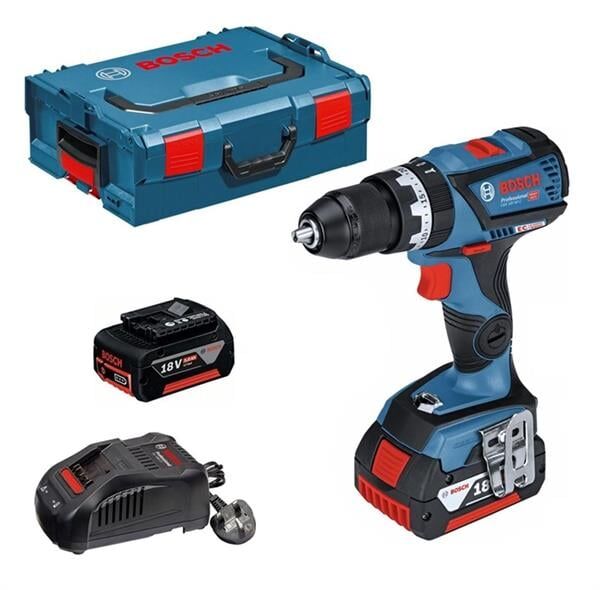 Bosch Professional Gsb 18V-60C Çift Akülü Darbeli Delme Vidalama 18V 5 Ah