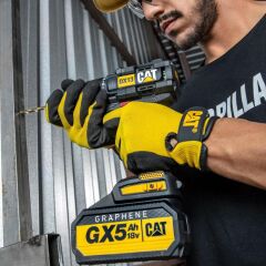 CAT DX13BA 18Volt/5.0Ah GRAPHENE Li-ion Çift Akülü Kömürsüz Profesyonel Darbeli Matkap + 45 Prç Aksesuar