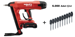 Hilti Bx4 Akülü Betona Çivi Çakma Makinası Full Set (Akü + Şarj + 7.000 çivi)