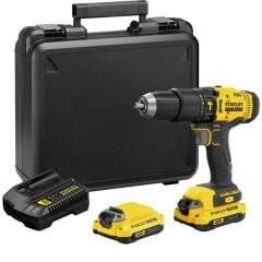 Stanley Fatmax SCD711C2K 18V 1.5AH V20 Li-Ion Çift Akülü Darbeli Matkap